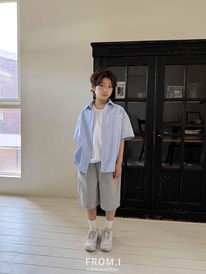 From I - Korean Children Fashion - #Kfashion4kids - Wide Half Pants - 6