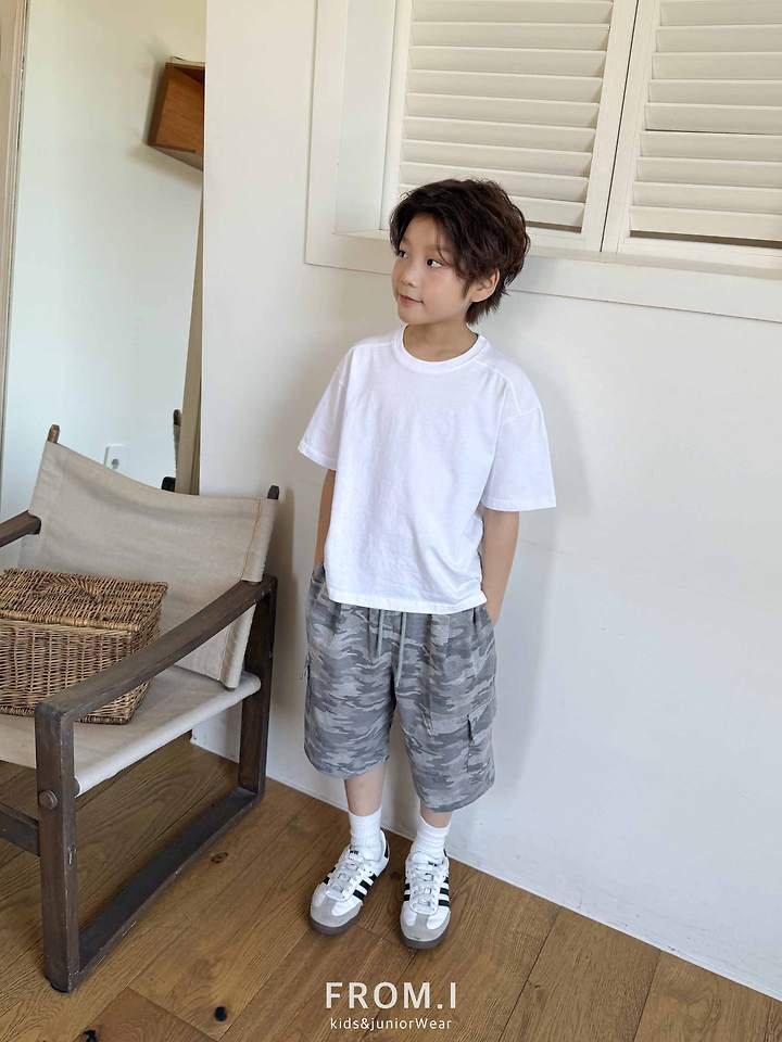 From I - Korean Children Fashion - #Kfashion4kids - Camo Half Pants - 5