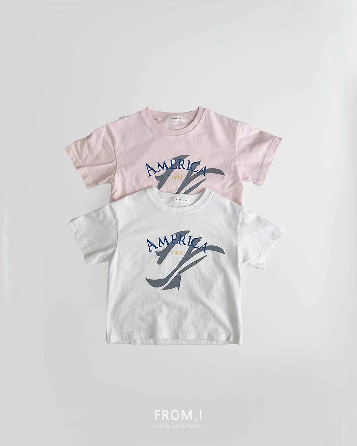 From I - Korean Children Fashion - #childofig - America Tee