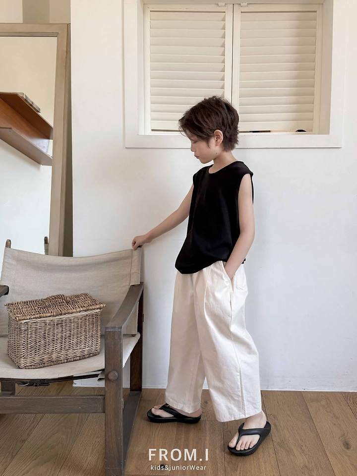 From I - Korean Children Fashion - #childofig - Cotton Slub Pants - 11