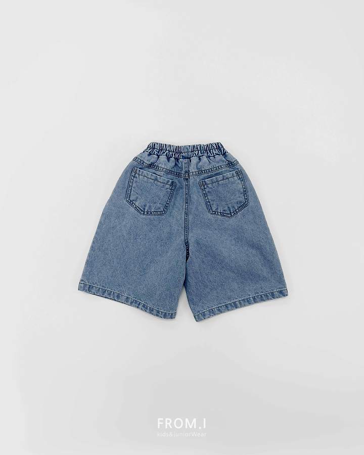 From I - Korean Children Fashion - #childofig - Denim Bermuda Pants - 8