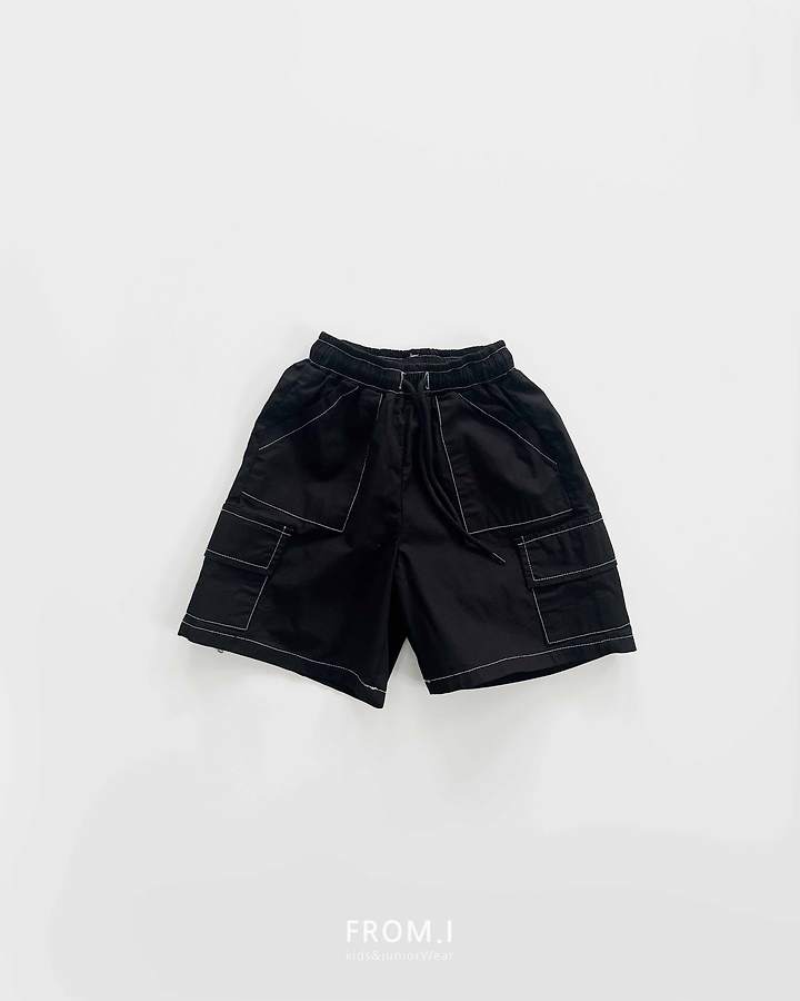 From I - Korean Children Fashion - #prettylittlegirls - Stitch Cargo Pants - 4