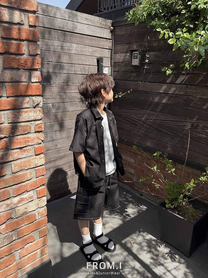 From I - Korean Children Fashion - #childofig - Stitch Cargo Pants - 5
