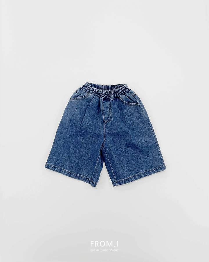 From I - Korean Children Fashion - #childrensboutique - Denim Bermuda Pants - 9