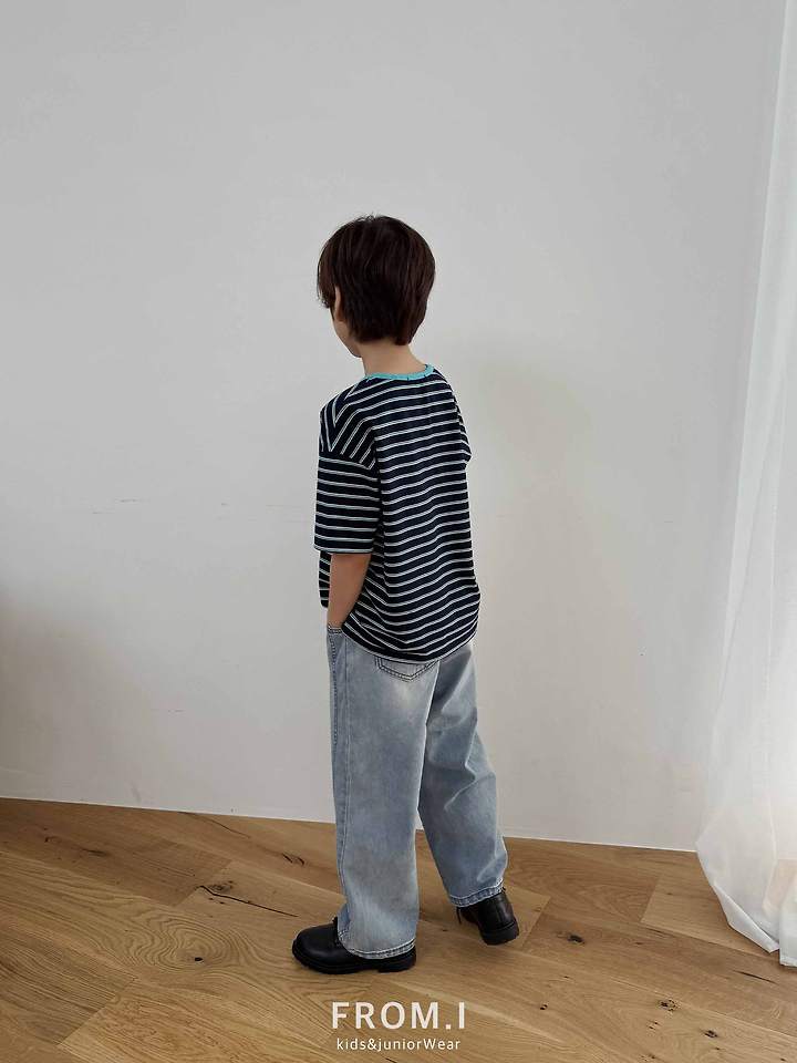 From I - Korean Children Fashion - #childrensboutique - Apple Striped Tee - 10