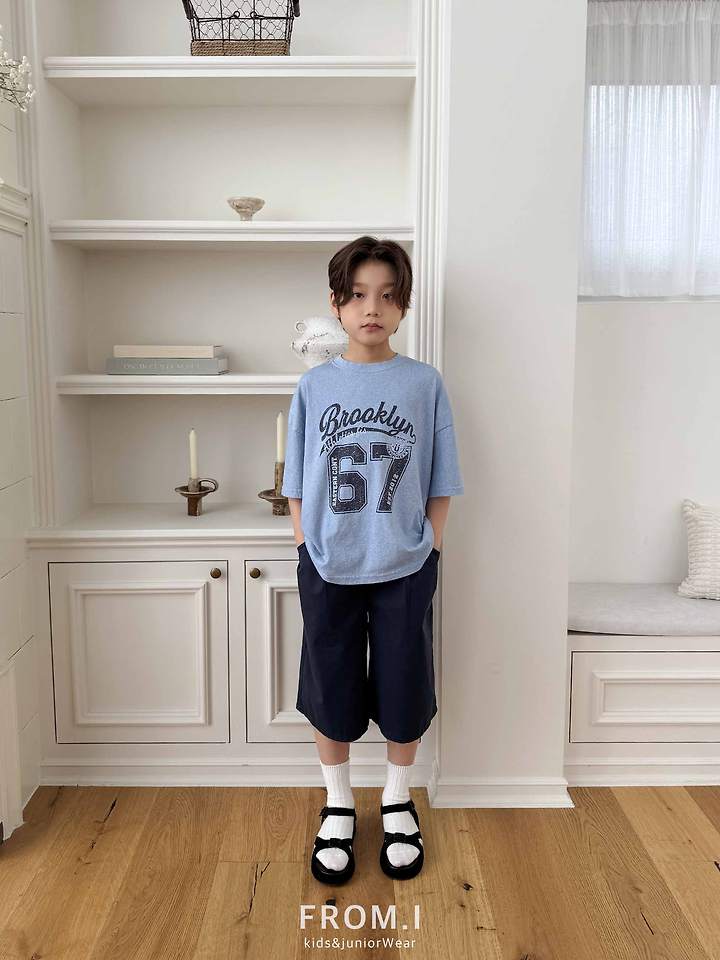 From I - Korean Children Fashion - #childrensboutique - Cotton Bermuda Pants - 5