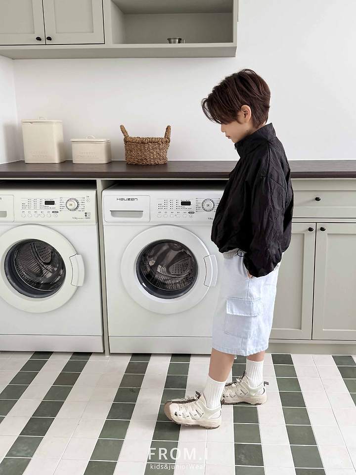 From I - Korean Children Fashion - #childrensboutique - Pigment Cargo Pants - 11