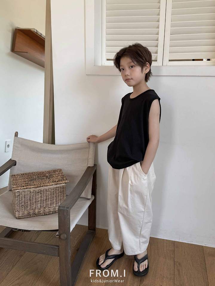 From I - Korean Children Fashion - #designkidswear - Round Over Sleeveless - 5
