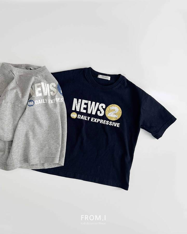 From I - Korean Children Fashion - #designkidswear - News Tee - 3
