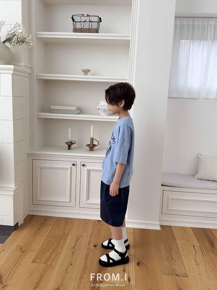 From I - Korean Children Fashion - #designkidswear - Cotton Bermuda Pants - 6