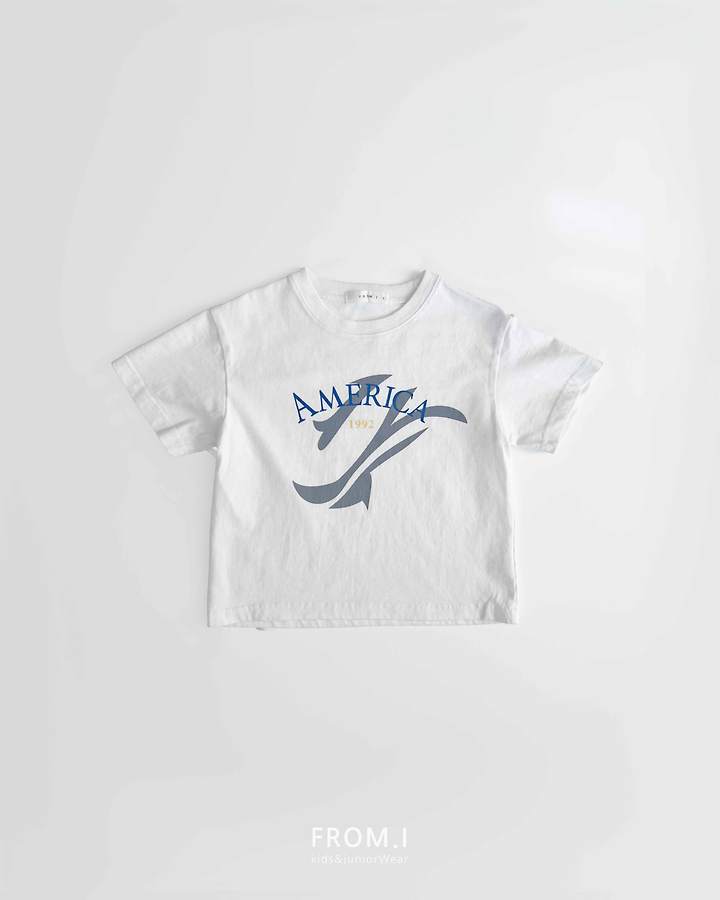 From I - Korean Children Fashion - #designkidswear - America Tee - 4