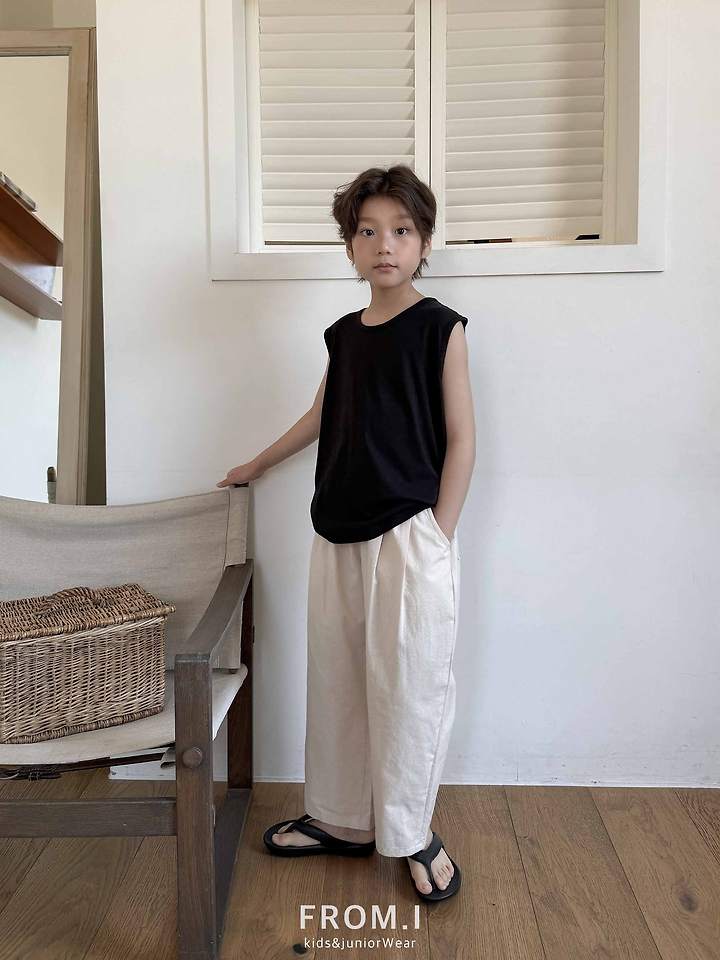 From I - Korean Children Fashion - #discoveringself - Round Over Sleeveless - 6