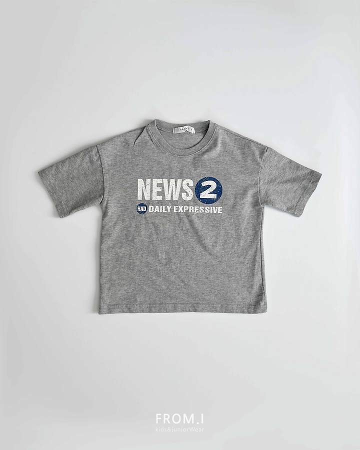 From I - Korean Children Fashion - #designkidswear - News Tee - 4