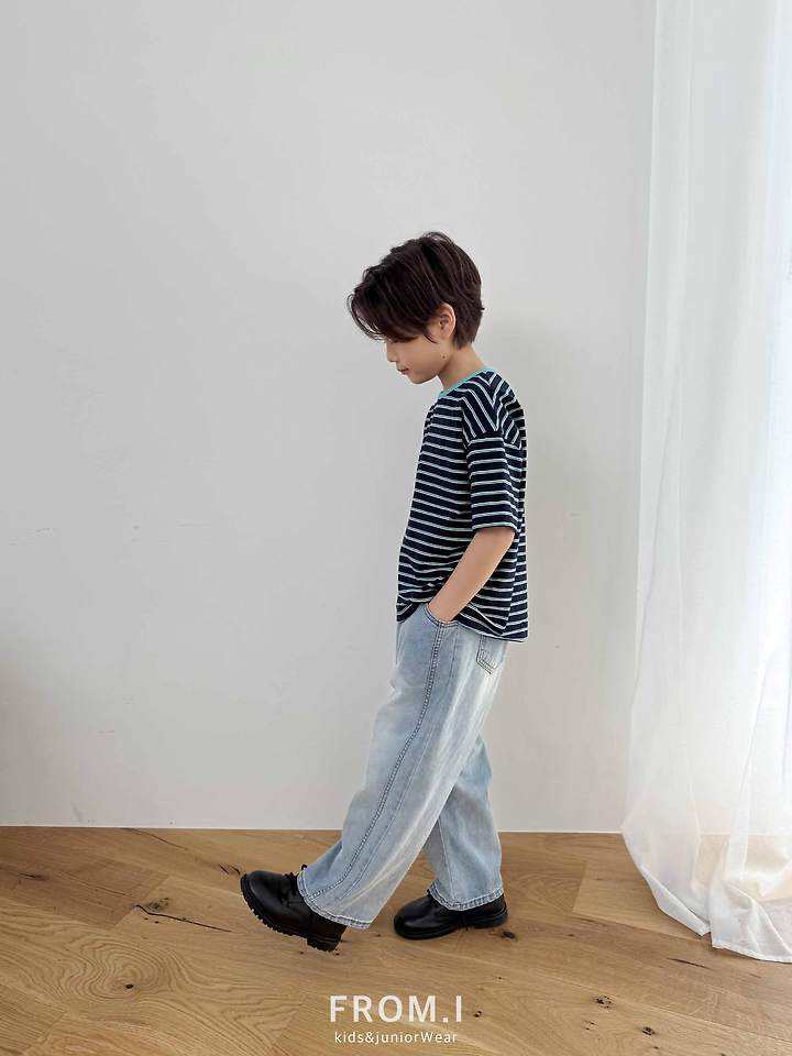 From I - Korean Children Fashion - #discoveringself - Apple Striped Tee - 12