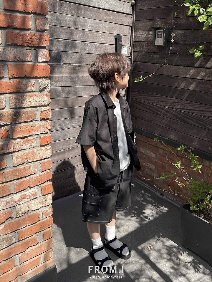 From I - Korean Children Fashion - #discoveringself - Paisley Burnout Shirt - 6