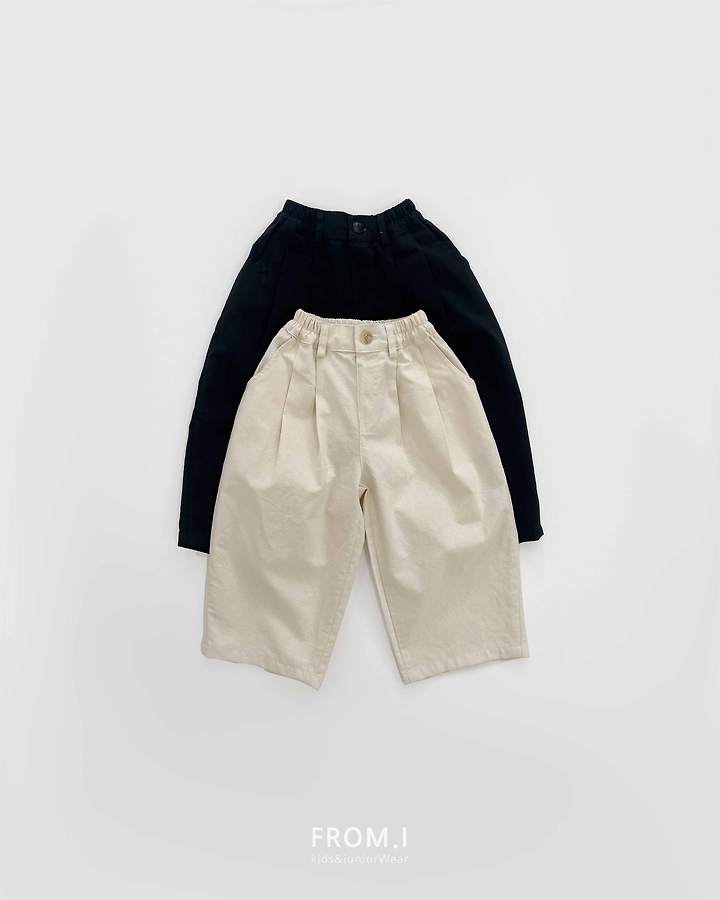 From I - Korean Children Fashion - #fashionkids - Cotton Slub Pants
