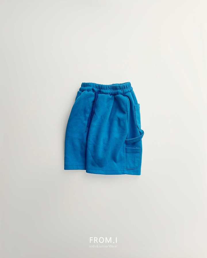 From I - Korean Children Fashion - #fashionkids - Carpenter Bermuda Sweat Pants - 11