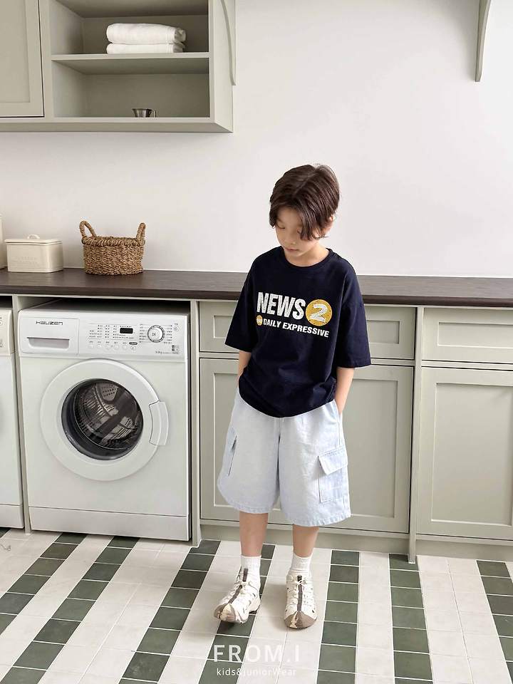 From I - Korean Children Fashion - #fashionkids - News Tee - 5