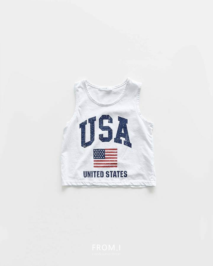 From I - Korean Children Fashion - #fashionkids - USA Sleeveless - 3