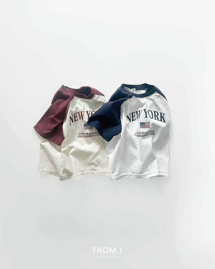 From I - Korean Children Fashion - #fashionkids - Color Block Raglan Tee