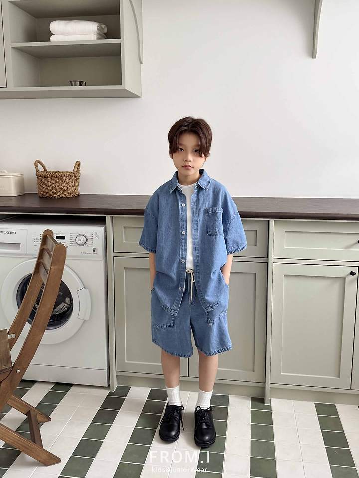 From I - Korean Children Fashion - #fashionkids - Fatigue Denim Pants - 12