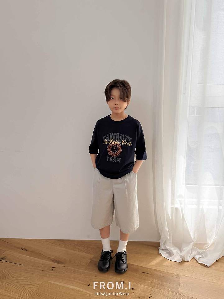 From I - Korean Children Fashion - #fashionkids - Cotton Bermuda Pants - 8