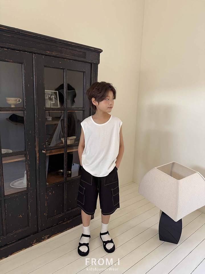 From I - Korean Children Fashion - #fashionkids - Stitch Cargo Pants - 9