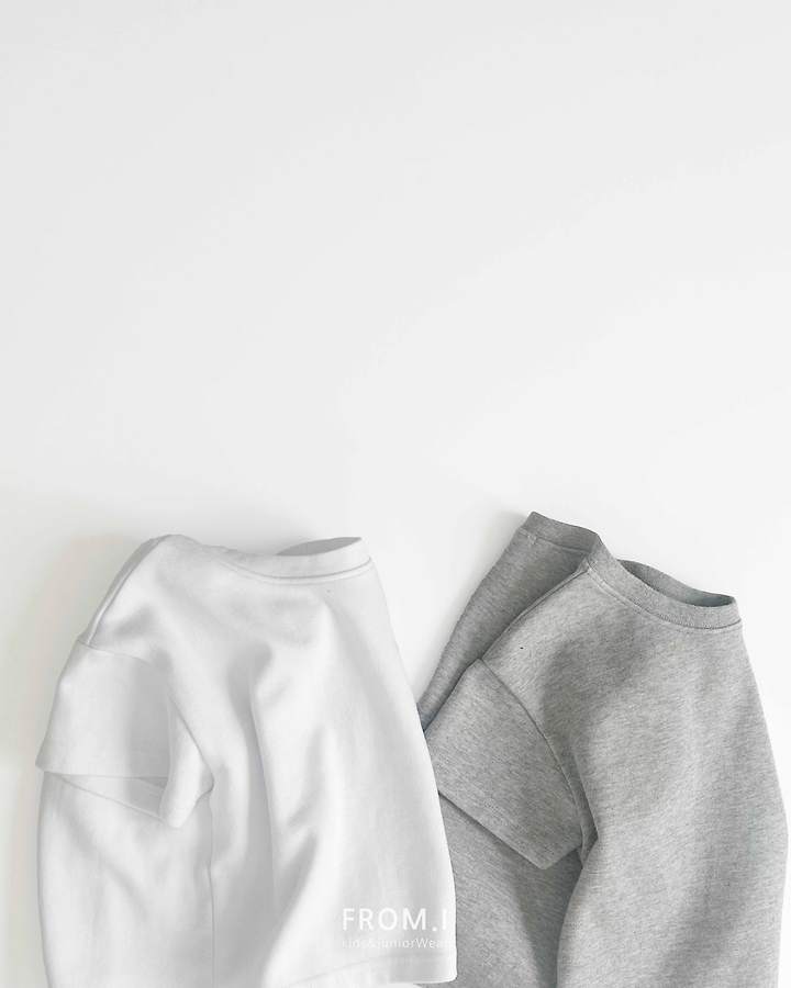 From I - Korean Children Fashion - #kidsshorts - Semi Crop Tee - 3