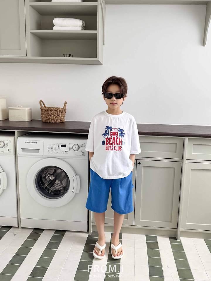 From I - Korean Children Fashion - #kidsshorts - Carpenter Bermuda Sweat Pants - 12