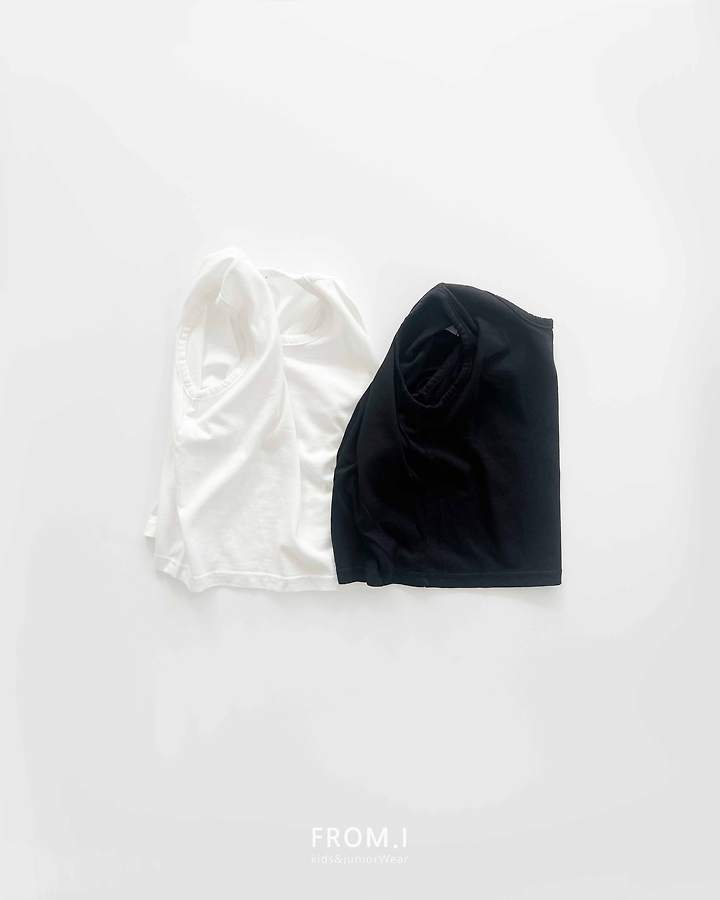 From I - Korean Children Fashion - #kidsshorts - Round Over Sleeveless - 8