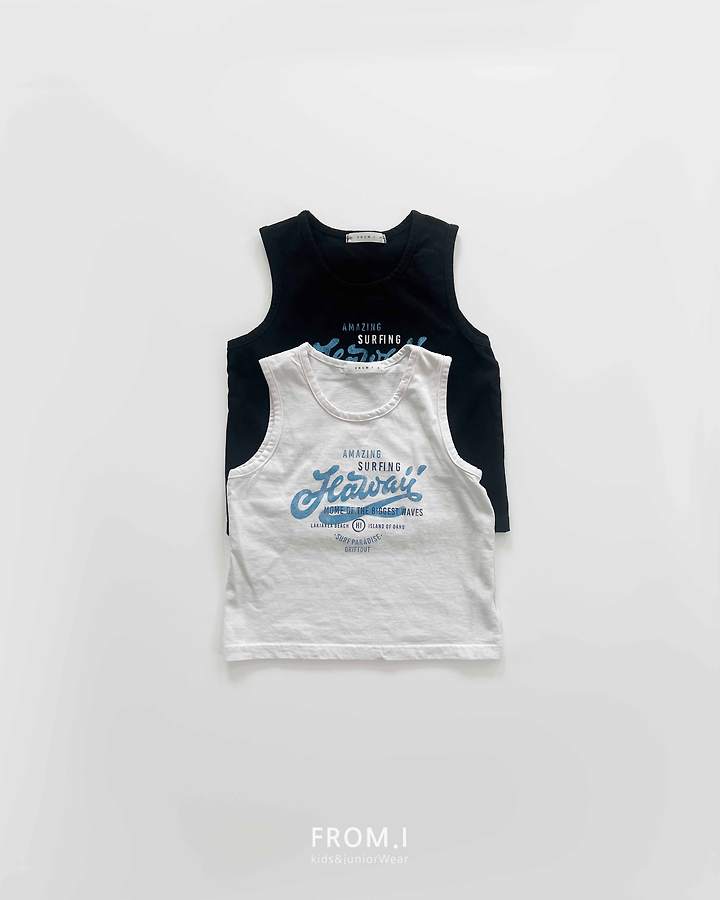 From I - Korean Children Fashion - #kidsshorts - Wave Sleeveless