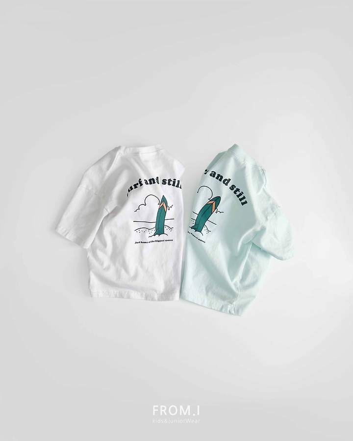 From I - Korean Children Fashion - #kidsshorts - Surf Tee