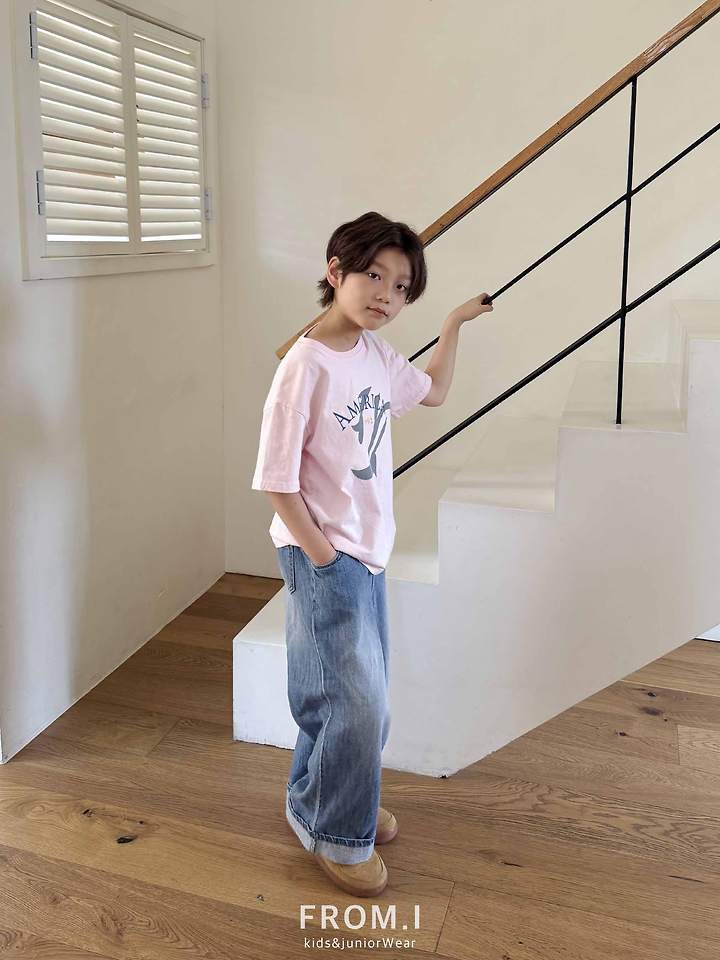 From I - Korean Children Fashion - #kidsstore - America Tee - 7