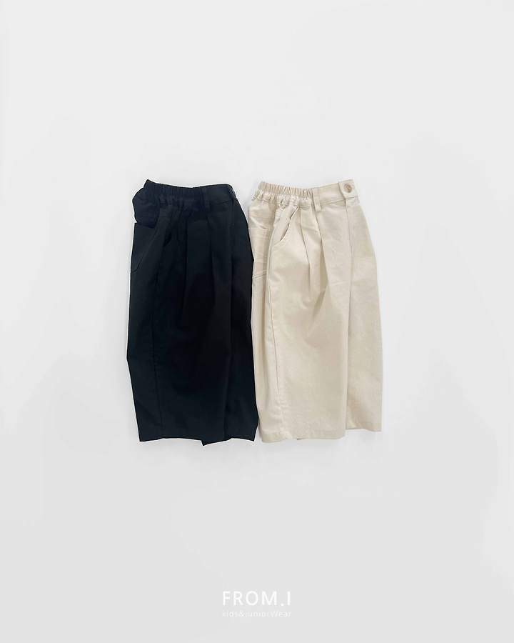 From I - Korean Children Fashion - #kidsstore - Cotton Slub Pants - 3