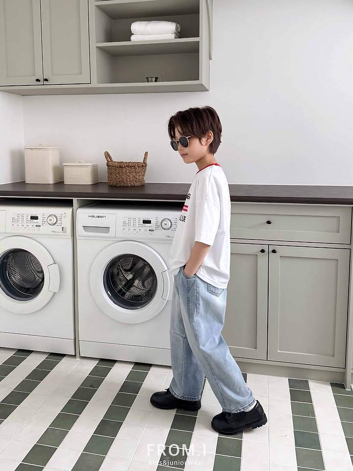 From I - Korean Children Fashion - #kidsstore - Dart Denim Pants - 12