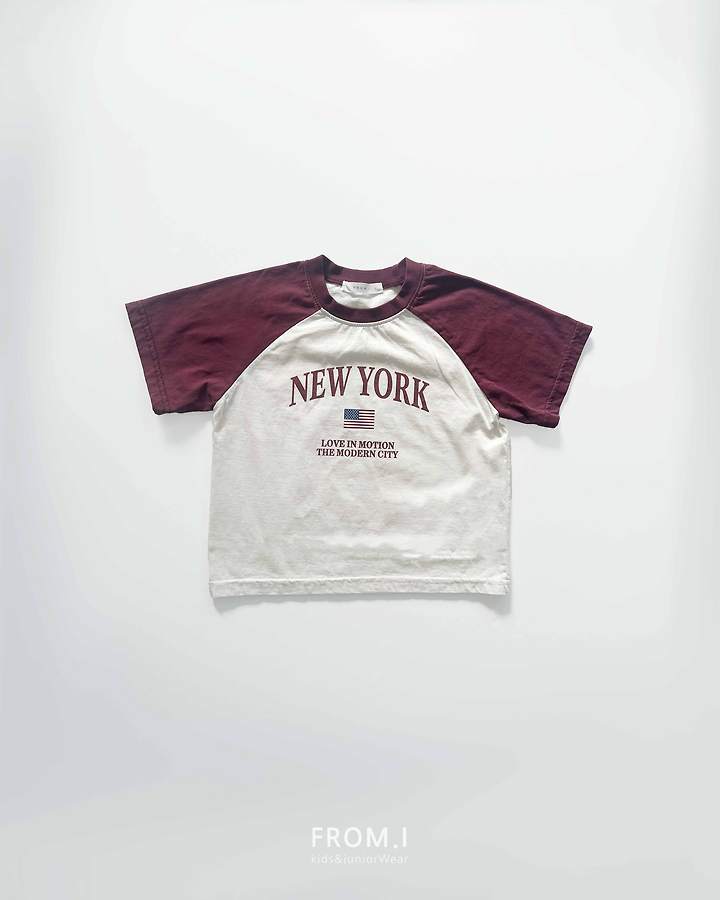 From I - Korean Children Fashion - #kidsstore - Color Block Raglan Tee - 3