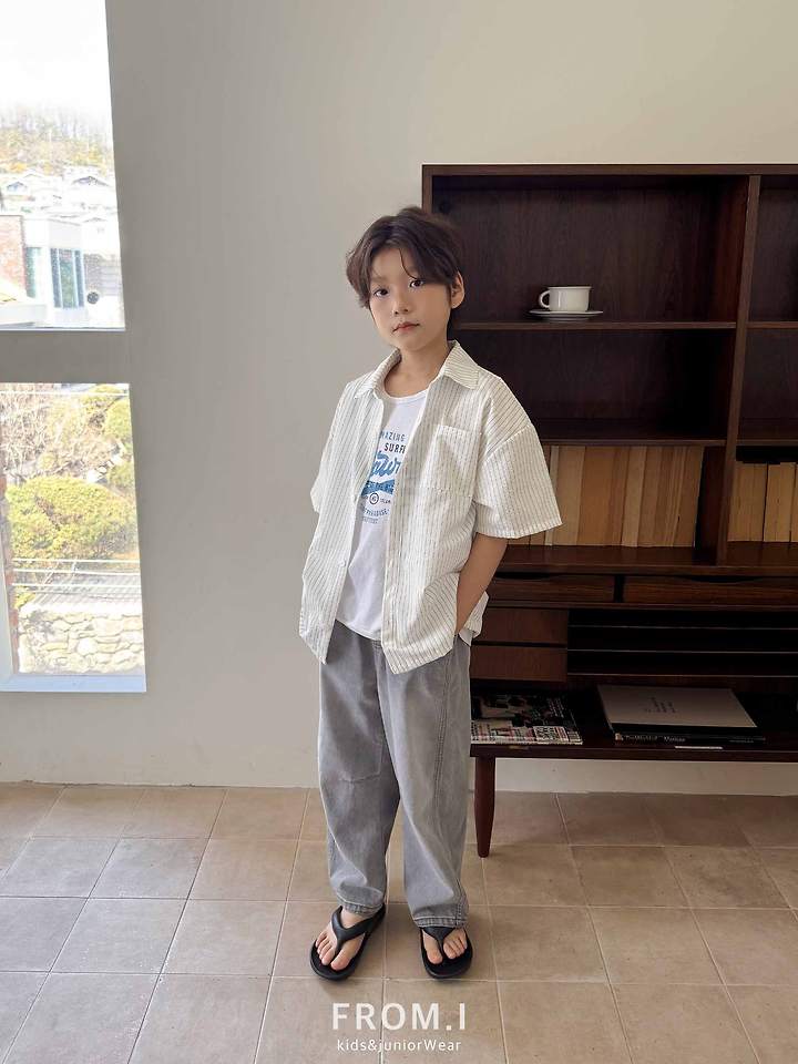 From I - Korean Children Fashion - #kidsstore - Seersucker Shirt - 5