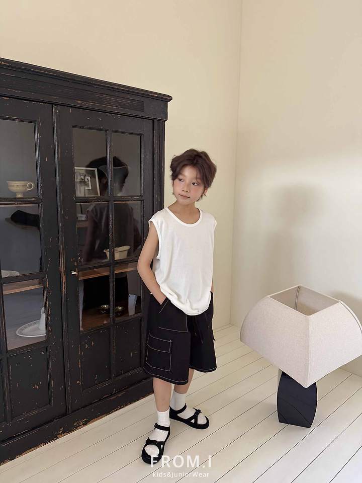 From I - Korean Children Fashion - #kidsstore - Stitch Cargo Pants - 11