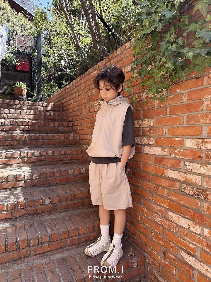 From I - Korean Children Fashion - #kidsstore - Nylon Hood Vest Jacket - 5