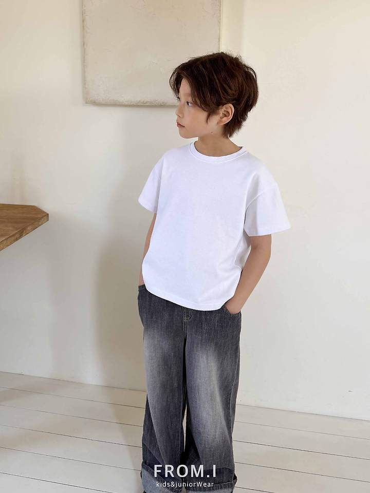 From I - Korean Children Fashion - #kidzfashiontrend - Semi Crop Tee - 5
