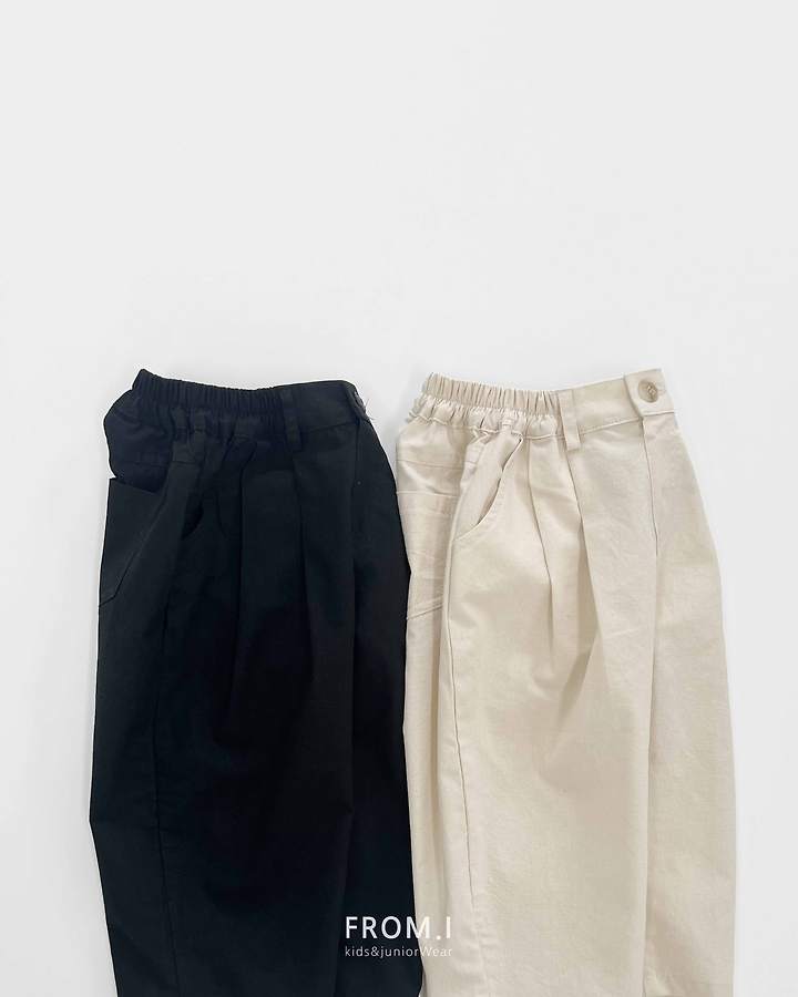 From I - Korean Children Fashion - #kidsstore - Cotton Slub Pants - 4