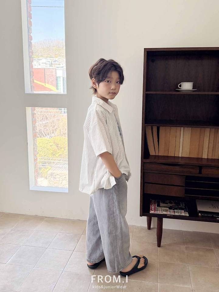 From I - Korean Children Fashion - #kidzfashiontrend - Seersucker Shirt - 6