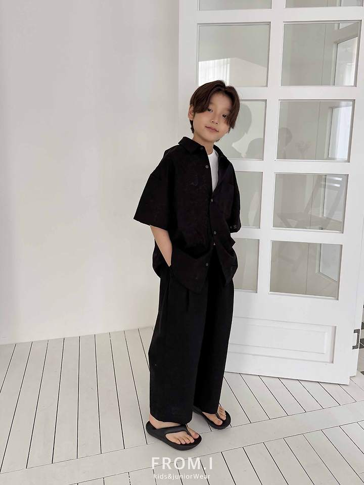 From I - Korean Children Fashion - #littlefashionista - Cotton Slub Pants - 6