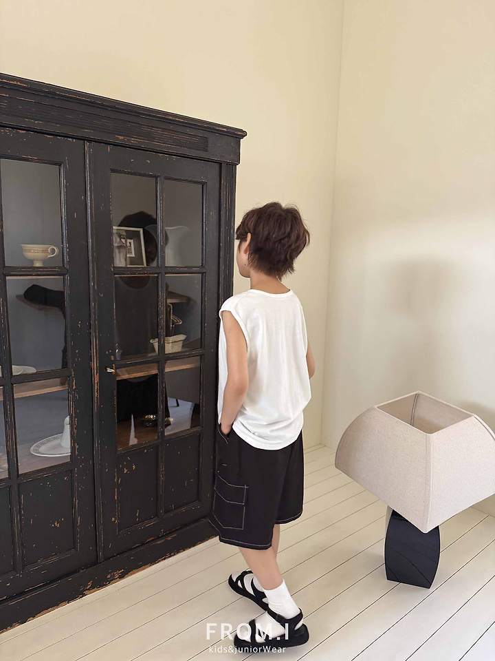 From I - Korean Children Fashion - #littlefashionista - Round Over Sleeveless - 12