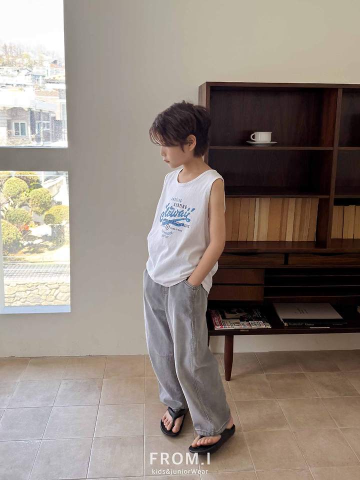 From I - Korean Children Fashion - #littlefashionista - Wave Sleeveless - 5