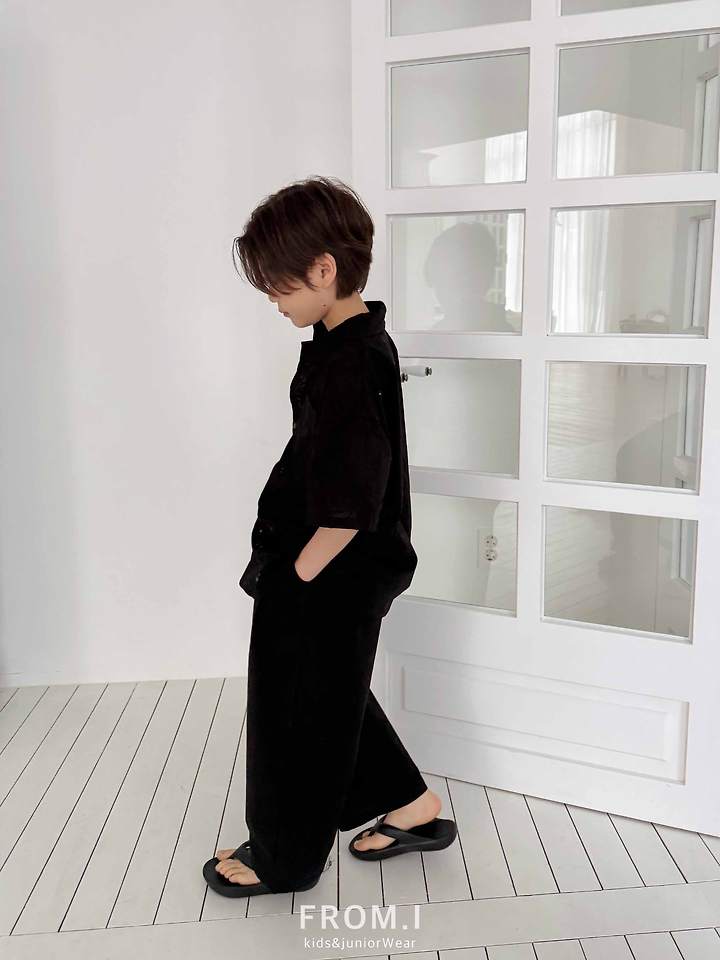 From I - Korean Children Fashion - #magicofchildhood - Cotton Slub Pants - 7