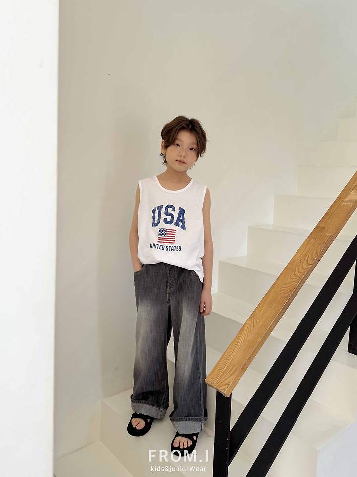 From I - Korean Children Fashion - #magicofchildhood - USA Sleeveless - 9
