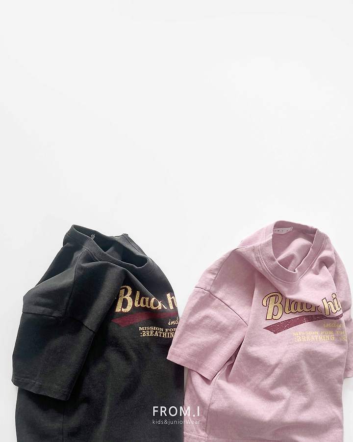 From I - Korean Children Fashion - #magicofchildhood - Black Hill Tee - 8
