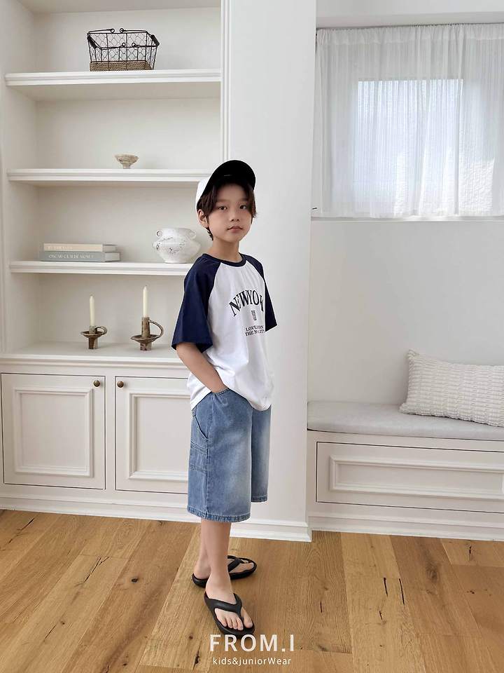 From I - Korean Children Fashion - #magicofchildhood - Color Block Raglan Tee - 7