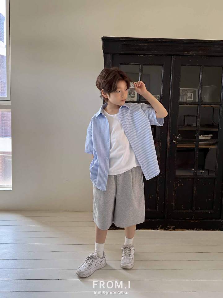 From I - Korean Children Fashion - #magicofchildhood - Seersucker Shirt - 9